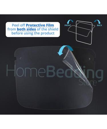 General Use Protective Face Shield Multi Packs - Glasses compatible (5x Shields with Clear Frame 5x Shields With Clear Frame With Free Gift - Buy Online on SooperMarket.com