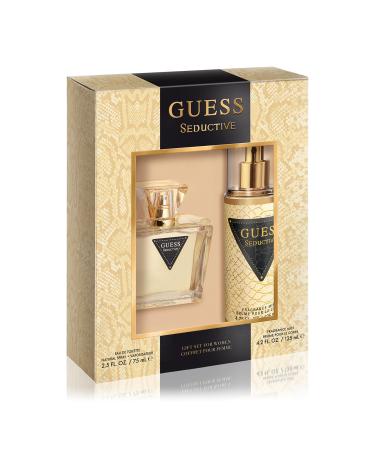 GUESS Seductive Women/Femme Eau de Toilette 2 Piece Gift Set - Perfume Spray 2.5 Fl. Oz. & Fragrance Mist 4.2 Fl. Oz.