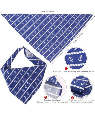 Yewong Pet Captain Sailors Costume Set Dog Cat Sea Captain Hat with Pet Anchor Triangle Bibs Scarf for Cat Puppy Navy Halloween Cosplay Costume Accessories Photo Props (White-B) - Buy Online on SooperMarket.com