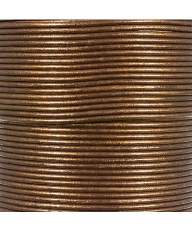Round Leather Cord | 1.5MM | 30 FT (10 Yards) | Kansa Kansa 1.5MM