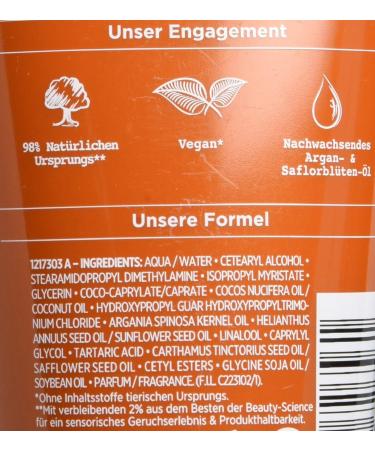 Botanicals Rich Rinsing for Dry Hair - Silicone-Free Argan & Safflower Blossom - 200ml Pack | Nourishing Deep Conditioning Treatment - Buy Online on SooperMarket.com
