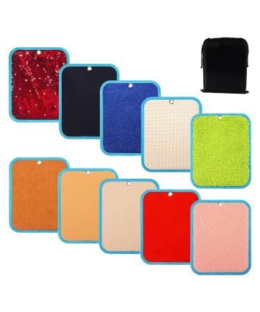 Twsoul sensory mats for autistic children autism toys sensory carpet sensors toy sensory Mats Discs 10PCs - B