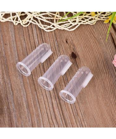 Baby Toothbrush Soft Baby Finger Toothbrush Silicone Tongue Brush Oral Cavity Cleaning Tool for Kids Babies - Buy Online on SooperMarket.com