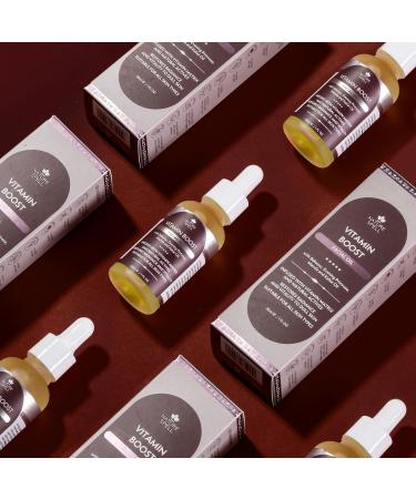 Nature Spell Vitamin Boost Face Oil 30ml Infused with Marula Oil and Evening Primrose Restores Radiance & Vitality to Dull Skin Skincare Facial Oil - Suitable for All Skin Types - Buy Online on SooperMarket.com