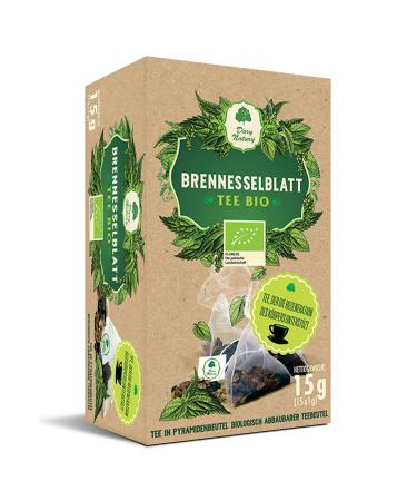 Nettle Tea Pyramid Bio (15x1g) Nettle leaves organic tea bag Pyramids Biologically degradable health tea ecological cultivation body regeneration