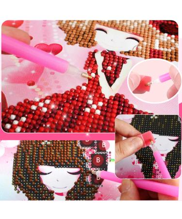 Honbay 100PCS Diamond Painting Glue Clay for 5D Embroidery - Red - 2 2cm - Buy Online on SooperMarket.com