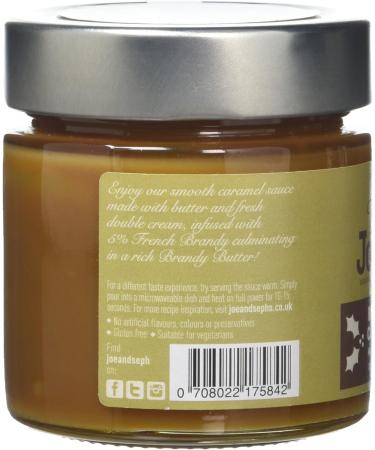 Joe & Seph's Brandy Butter Caramel Sauce 230g - Decadent Flavors in a Pack of 1 - Buy Online on SooperMarket.com
