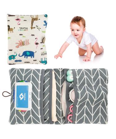 Nizirioo Premium diaper bag for on the go: compact diaper bag with extra space diaper bag with buckle for moisture diapers care cream and more