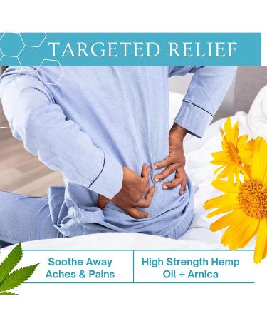 Relm RECOVERY Arnica Hemp Cream with Arnica Extract - 2 oz All Natural Hemp Oil Lotion for Lower Back, Knee Joints, Muscles - Buy Online on SooperMarket.com