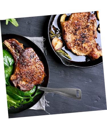 OFFSCH Steak Plate Fork Toaster Oven Pan Stainless Steel Frying Pan Metal Cooking Utensils Bowl Gripper Fajita Skillet Clip Stainless Frying Pan BBQ Clamps Cookware Holder BBQ Clips Black - Buy Online on SooperMarket.com