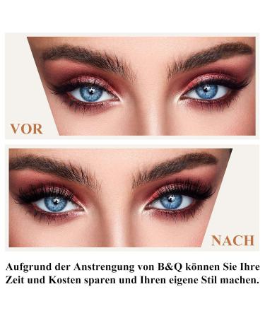 72 PCs DIY Individual Eyelashes for Beginners | Reusable Wispy Fluffy Single Eyelash Extensions at Home (B28 D-12mm) - Buy Online on SooperMarket.com