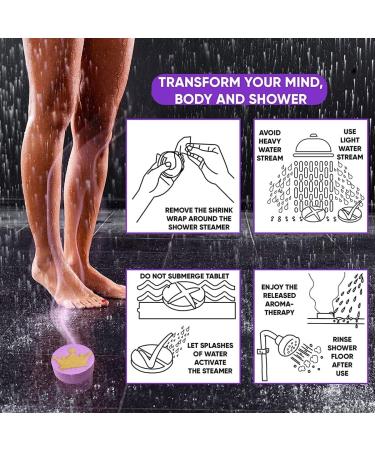 Aromatherapy Shower Steamers (Pack of 12) | Essential Oil Shower Tablets for Self Care | Crown Shape Shower Bombs | Ideal Gift for Women, Men, Mom | Spa Experience at Home - Buy Online on SooperMarket.com