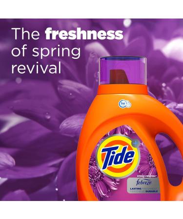 Tide Liquid Laundry Detergent - Spring & Renewal | 46 oz - Buy Online for International Shipping - Buy Online on SooperMarket.com