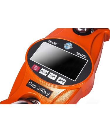  Digital Hanging Scale 660 LB 300 KG Cast Aluminum Case - Heavy Duty Waterproof Fish Scale - Portable Crane Scale for Luggage Weight Suitcase Hunting Farm Bow Fishing Scale Heavy Duty Orange - Buy Online on SooperMarket.com