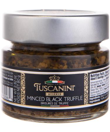 Tuscanini Reserve Minced Black Truffle in Extra Virgin Olive Oil - Product of Italy - 2.82 Oz.