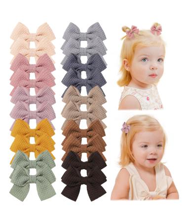 Jollybows 20 pieces baby girls hair loops hair clips hair clips hair clips chip baby hair accessories for girls children teenage women (2 inches / 5 cm)