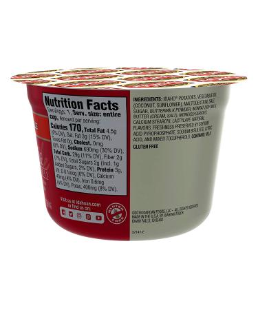 Idahoan Buttery Homestyle Mashed Potatoes 1.5 oz, Pack of 10 | Gluten-Free Real Idaho Potatoes - Buy Online on SooperMarket.com