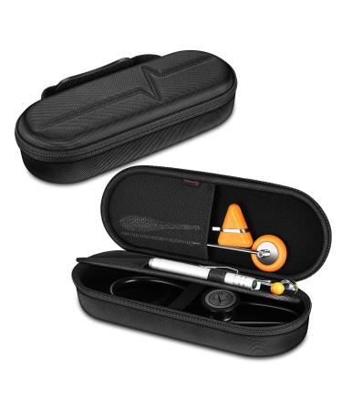 Nurse Stethoscope Case, SKYREH Travel Hard Stethoscope Case for 3M Littmann Classic III, 3M Littmann Cardiology IV, MDF Acoustica Lightweight Stethoscope (Black)