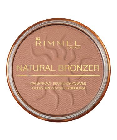 Rimmel London Natural Bronzer Waterproof Bronzing Powder 021 Sun Light 0.49 oz (14 g)