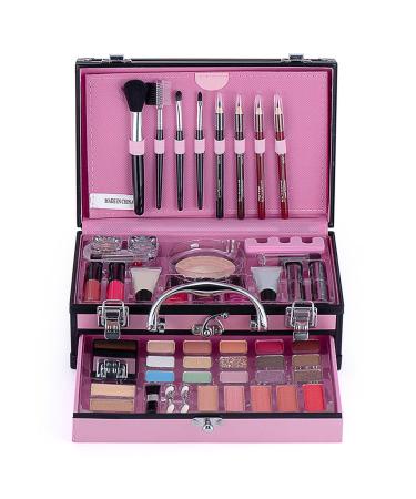 Everything in a make-up gift set professional eyeshadow pallet-color-up pallet gift gifts set holiday set cosmetics essential starter bundle with