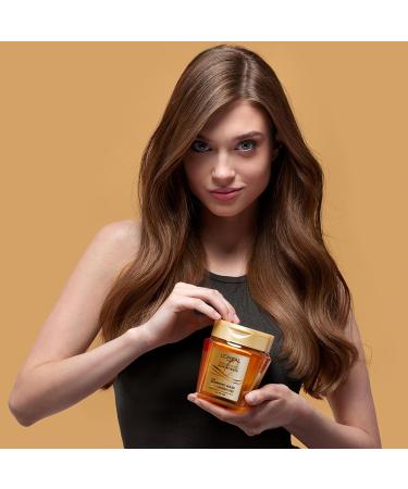 L'Or al Paris Nourishing Diamond Mask - Intensive Care for All Hair Types with Amino Acids & Essential Oils | Advanced Hair Science 250 ml - Buy Online on SooperMarket.com