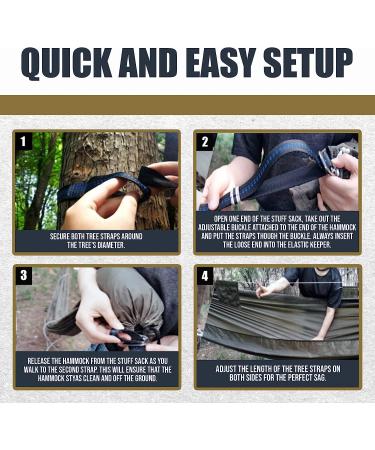 Onewind 11Ft Camping Hammock with Mosquito Net and Adjustable Ridgeline - Buy Online on SooperMarket.com