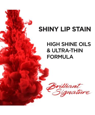 L'Oreal Paris Brilliant Signature Lip Stain - High Impact Shiny Finish - Lightweight Feel - 0.21 fl. oz - Buy Online on SooperMarket.com