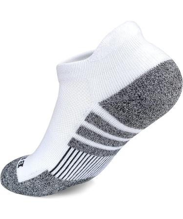 BERING Kids' Athletic Ankle Socks 6 Pairs - White Low Cut Tab for Youth Boys Girls (Large) - Buy Online on SooperMarket.com