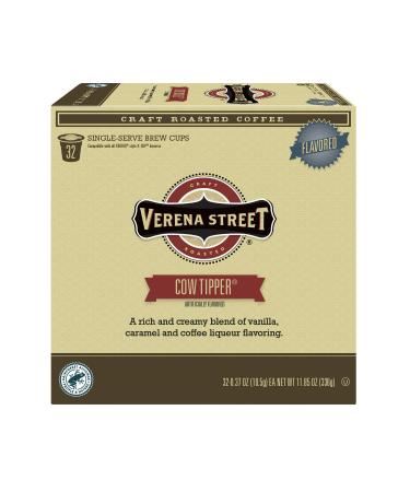 Verena Street Cow Tipper Flavored Coffee - 32 Single-Serve Brew Cups - Buy Online on SooperMarket.com