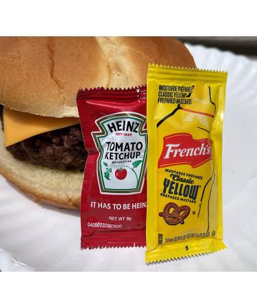 Frenchs Mustard Packets - 25 Count Single Serve Condiment Packs in Slide Seal Bag - Buy Online on SooperMarket.com