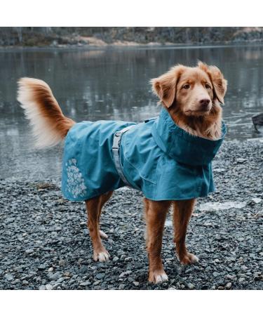 Hurtta Monsoon Dog Raincoat - Blueberry 81.3 cm (32 in) | Waterproof Dog Coat for All Weather - Buy Online on SooperMarket.com