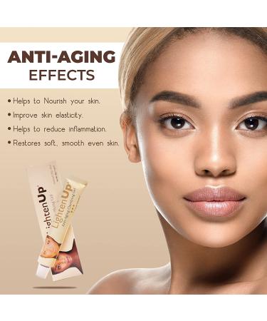 LightenUp Anti-Aging Skin Brightening Gel - 1 Fl oz | With Alpha Arbutin, Argan Oil, Vitamin C - Buy Online on SooperMarket.com