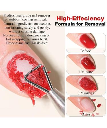 LOUINSTIC Gel Nail Polish Remover Kit - Quick 2-5 Min Removal Cuticle Oil Latex Tape & Manicure Tools for Perfect Nails - Fast International Shipping - Buy Online on SooperMarket.com