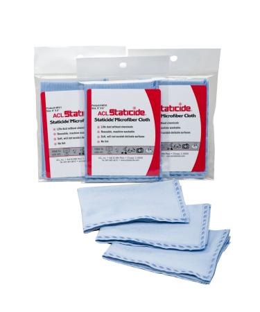 ACL Staticide MFC24 Staticide Cloth 9" Height 9" Length Microfiber Light Blue