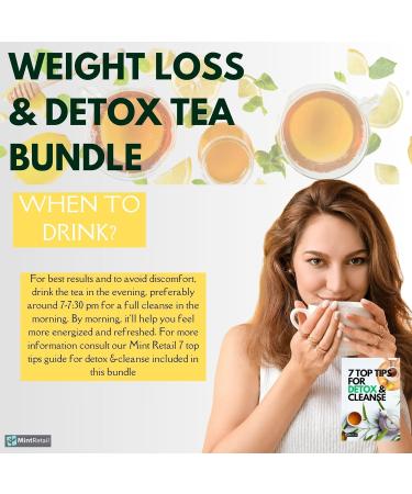 Detox Tea Bundle 48 Teabags with Dieters Drink Dieters Tea 30 teabags and Dalgety Effective Slimline Tea Herbal Infusion 18 Teabags Including Mint Retail Detox & Cleanse Guide - Buy Online on SooperMarket.com