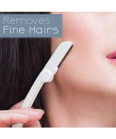 Dermaplaning Tool (9 Count) - Face Razor for Women | Hair Remover Blade for Eyebrows & Peach Fuzz | Exfoliate & Smooth Skin - Pack of 1 - Buy Online on SooperMarket.com