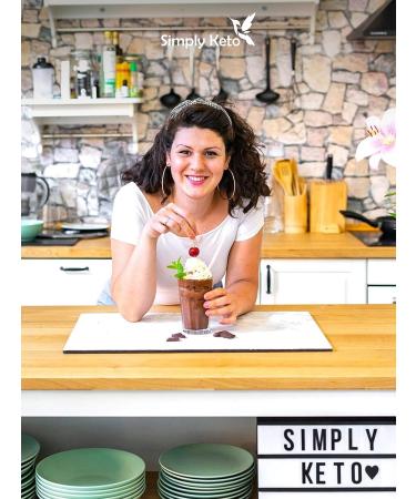 Simply Keto Drinking Chocolate - Sugar-Free Classic 700g | Low Carb Hot & Iced Cocoa - 42% Cocoa Erythrit & Stevia Sweetened - Buy Online on SooperMarket.com