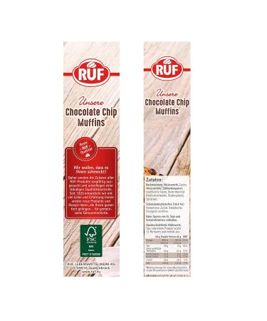 Delicious Chocolate Chip Muffins - 12 Light & Fluffy Muffins with Fruits & Nuts | 310g Pack - Perfect for Every Occasion! - Buy Online on SooperMarket.com