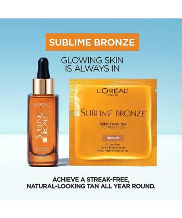 L'Oreal Paris Sublime Bronze Self-Tanning Towelettes for Body - 6 CT - Buy Online on SooperMarket.com