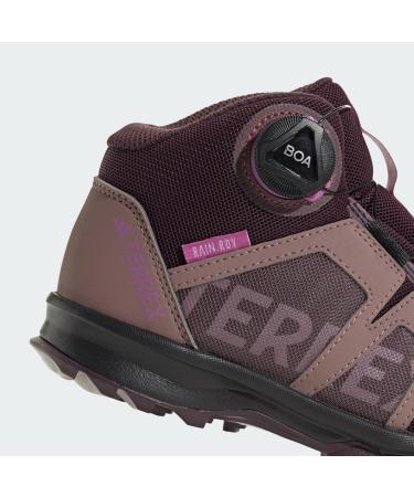 adidas Unisex Kinder Terrex Boa Mid Rain.rdy Hiking Schuhe Graue Sneakers f r Kinder (35 EU) | Shadow Maroon & Matt Purple Met Wonder Red - Buy Online on SooperMarket.com