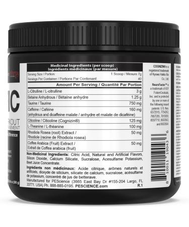 PEScience Prolific Pre Workout Powder Guava Pineapple Punch 40 Scoop - Buy Online on SooperMarket.com