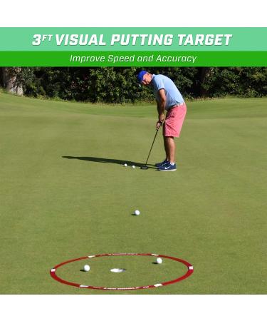 GoSports LAG CIRCLE Putting and Chipping Training Tool - 6 ft and 3 ft Circles Included - Buy Online on SooperMarket.com