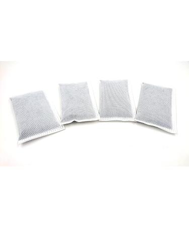4-Pack Activated Charcoal Odor Absorbing Filter Refill for iTouchless Trash Cans 8 Gallon+ | Deodorizer Compatible | 4 Large Filters - Buy Online on SooperMarket.com