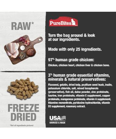 PureBites Cat Food Topper 80g | Chicken Recipe | Made in USA 80 g (Pack of 1) - Buy Online on SooperMarket.com