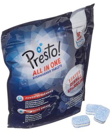 Buy Amazon Presto! Dishwasher Tablets - 120 Washes Fresh Scent 2 Packs of 60 | International Shipping Available - Buy Online on SooperMarket.com