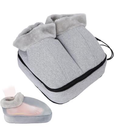 Portable Electrically Heated Foot Warmers for Men & Women - Fast Warming & Massage Device - Perfect for Home & Office (EU Plug) - Buy Online on SooperMarket.com