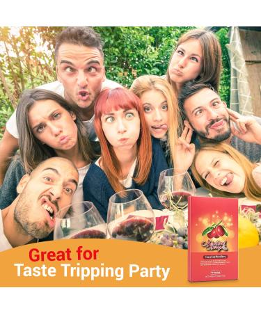 MiralandBerry Freeze Dried Miracle Fruit 10 Whole Premium Berries - Taste Tripping Party Essential, Cut Sugar Intake & Turn Sour Foods Sweet - 0.07oz Pack - Buy Online on SooperMarket.com