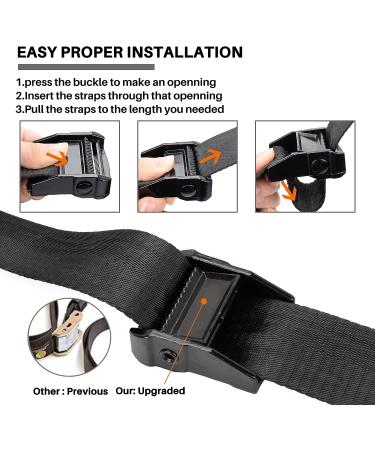 Teamaze Gymnastic Rings with Adjustable Straps - Non-Slip Pull Up Workout Rings for Home Gym Exercise - Orange - Buy Online on SooperMarket.com