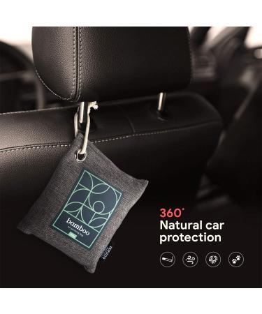 8-Pack Bamboo Charcoal Air Purifying Bags | Powerful Odor Absorber for Home & Car | Kid & Pet-Friendly Fresheners - Buy Online on SooperMarket.com