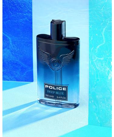 Police Deep Blue Fragrance For Men - Bold Refreshing Scent - Top Notes Of Bergamot And Black Pepper - Middle Notes Of Orange Blossom And Nutmeg - Base Notes Of Vanilla - 3.4 Oz EDT Spray 3.40 Fl Oz (Pack of 2) - Buy Online on SooperMarket.com
